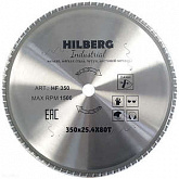 Пильный диск по металлу 350x80Tx25,4 Industrial Металл Hilberg