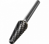 Борфреза твердосплавная тип L 12x28 мм, S=6 мм, коническая закругленная Diamond Industrial