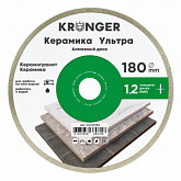 Алмазный диск по керамической плитке 180 мм Керамика Ультра Kronger