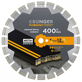 Алмазный диск по асфальту 400 мм Асфальт Kronger