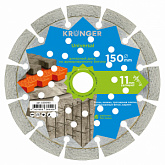 Алмазный диск по армированному бетону 150 мм Universal Kronger